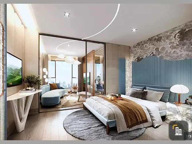 Selling down payment, Aspire Vibha-Victory, 9th floor, spacious room, not hot, private, great view, reserve now.