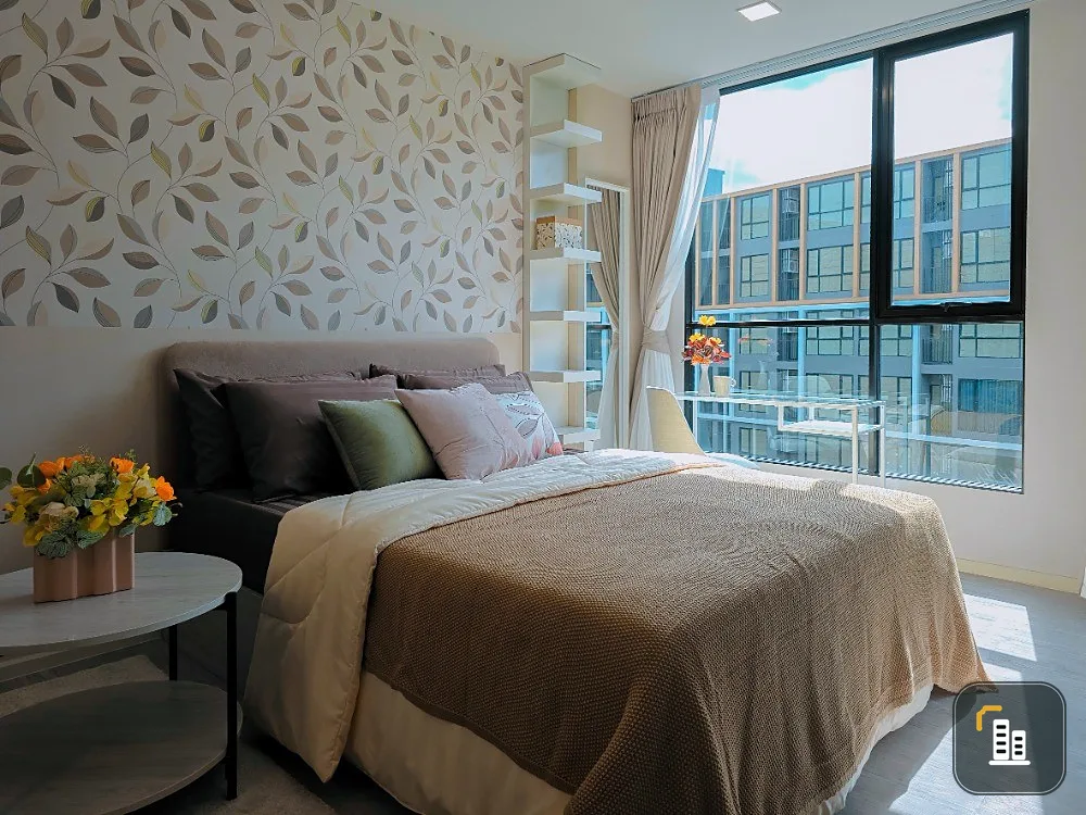 For rent!! Atmoz Tropicana Bangna, garden view, fully furnished, ready to move in, book now, don't miss out!!