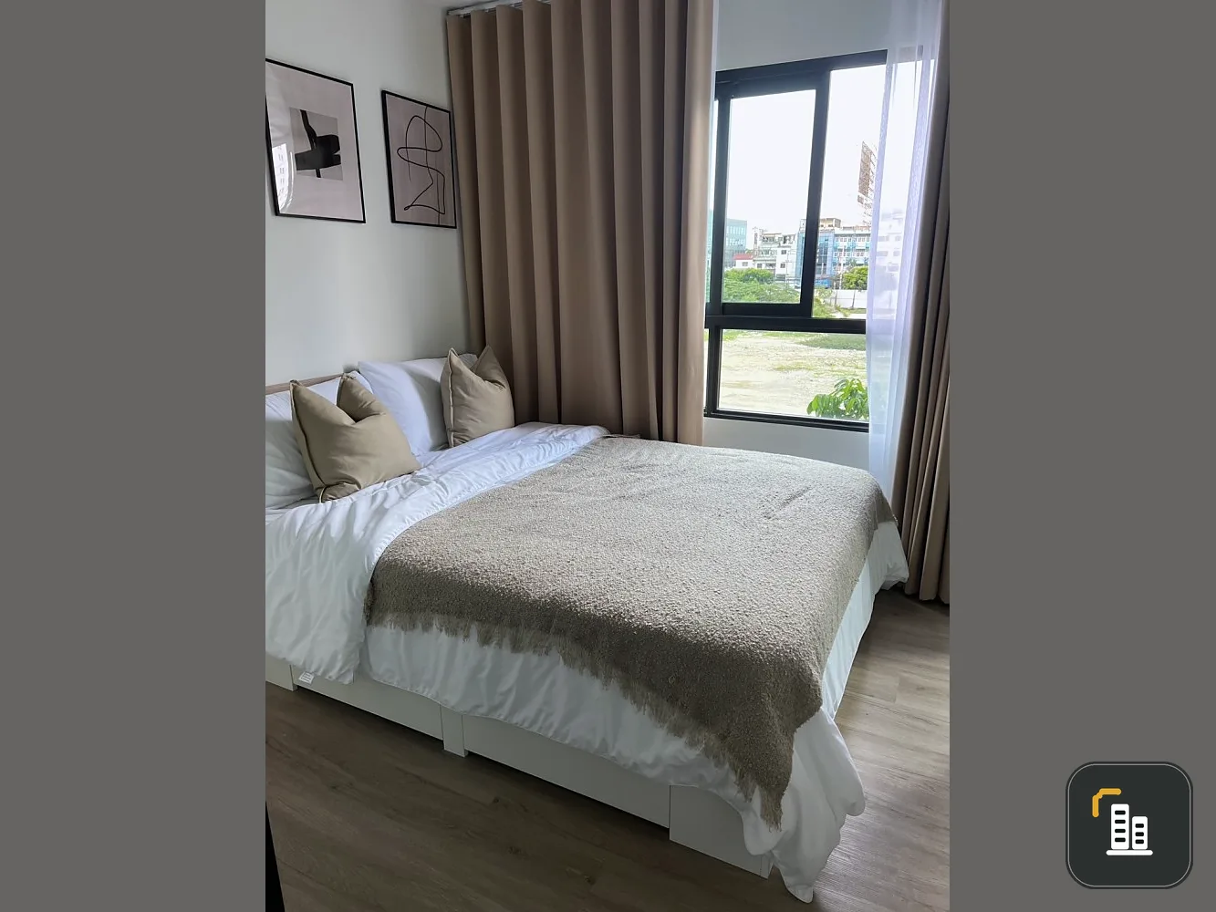 For rent, ICONDO Active Phatthanakan, 3rd floor, beautifully decorated room, ready to live in, fully furnished, don't wait.