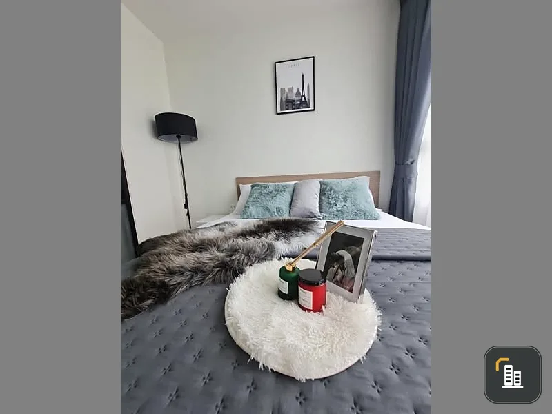 For rent, ICONDO Active Phatthanakan, 4th floor, bright room, separate, with amenities, book now.