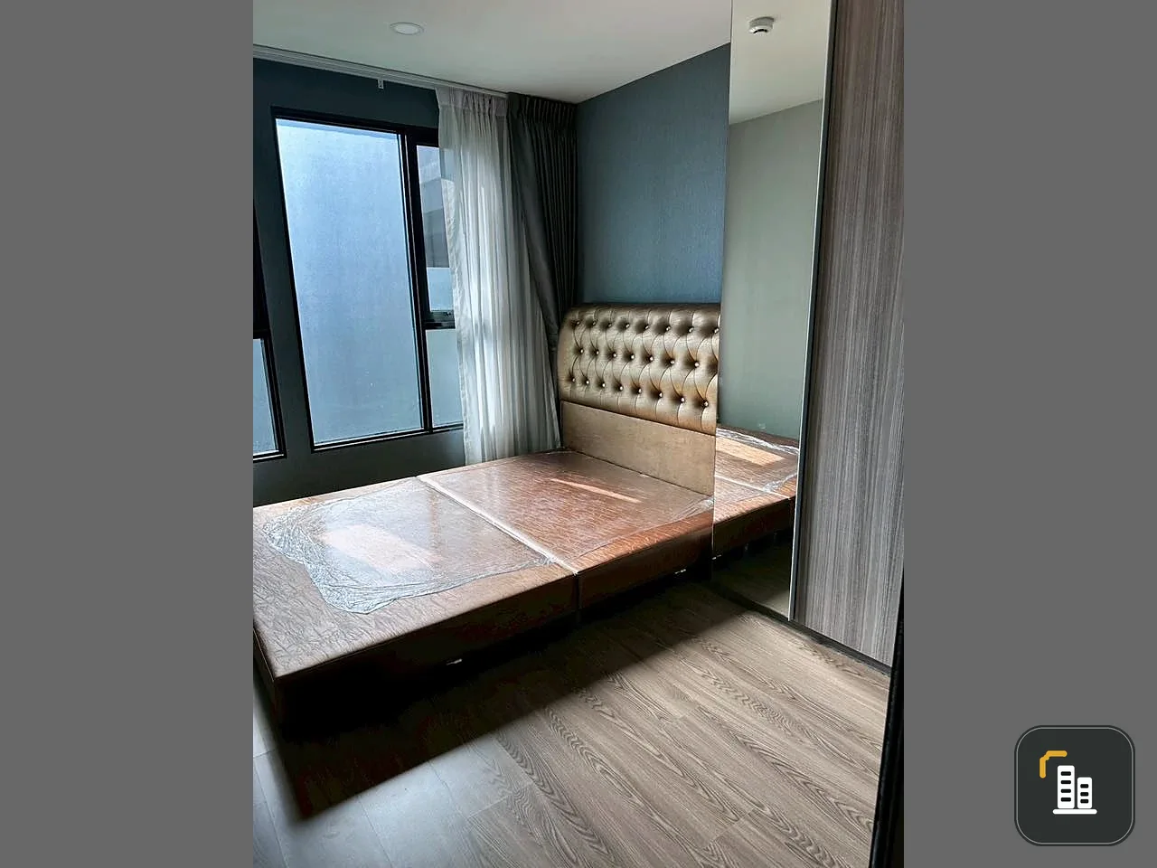 For sale: The Origin Ramintra 83 Station, 8th floor, not high, partitioned, decorated to be comfortable, hurry and reserve to be the owner.