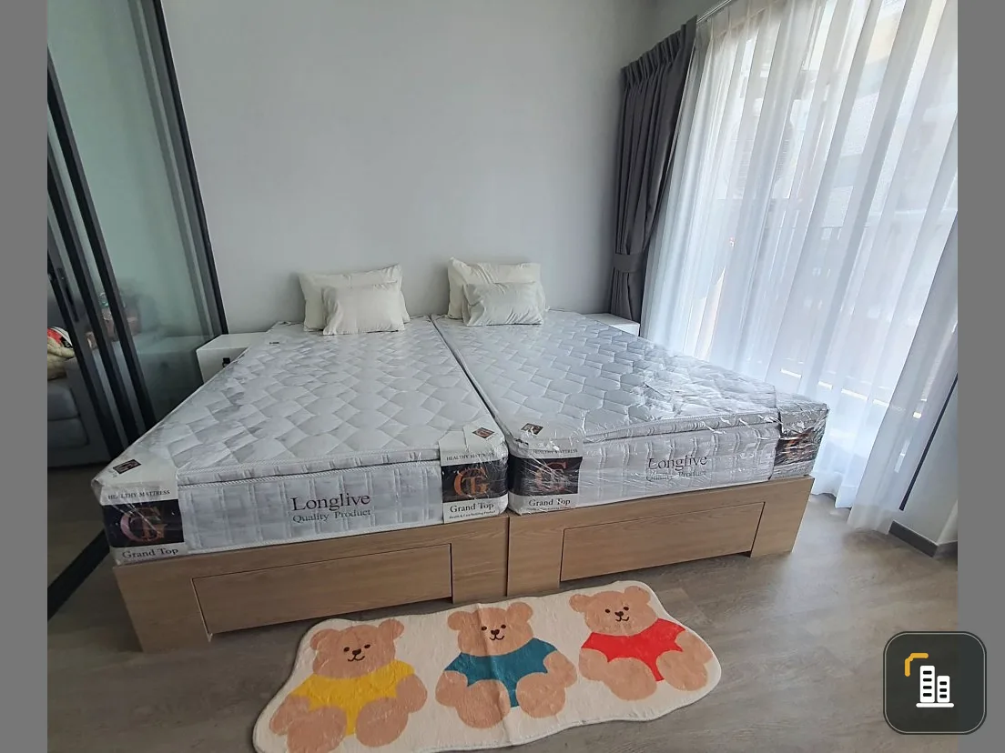 For rent: Salaya One Residence, 6th floor, spacious room, partitioned, complete facilities, hurry and book now.