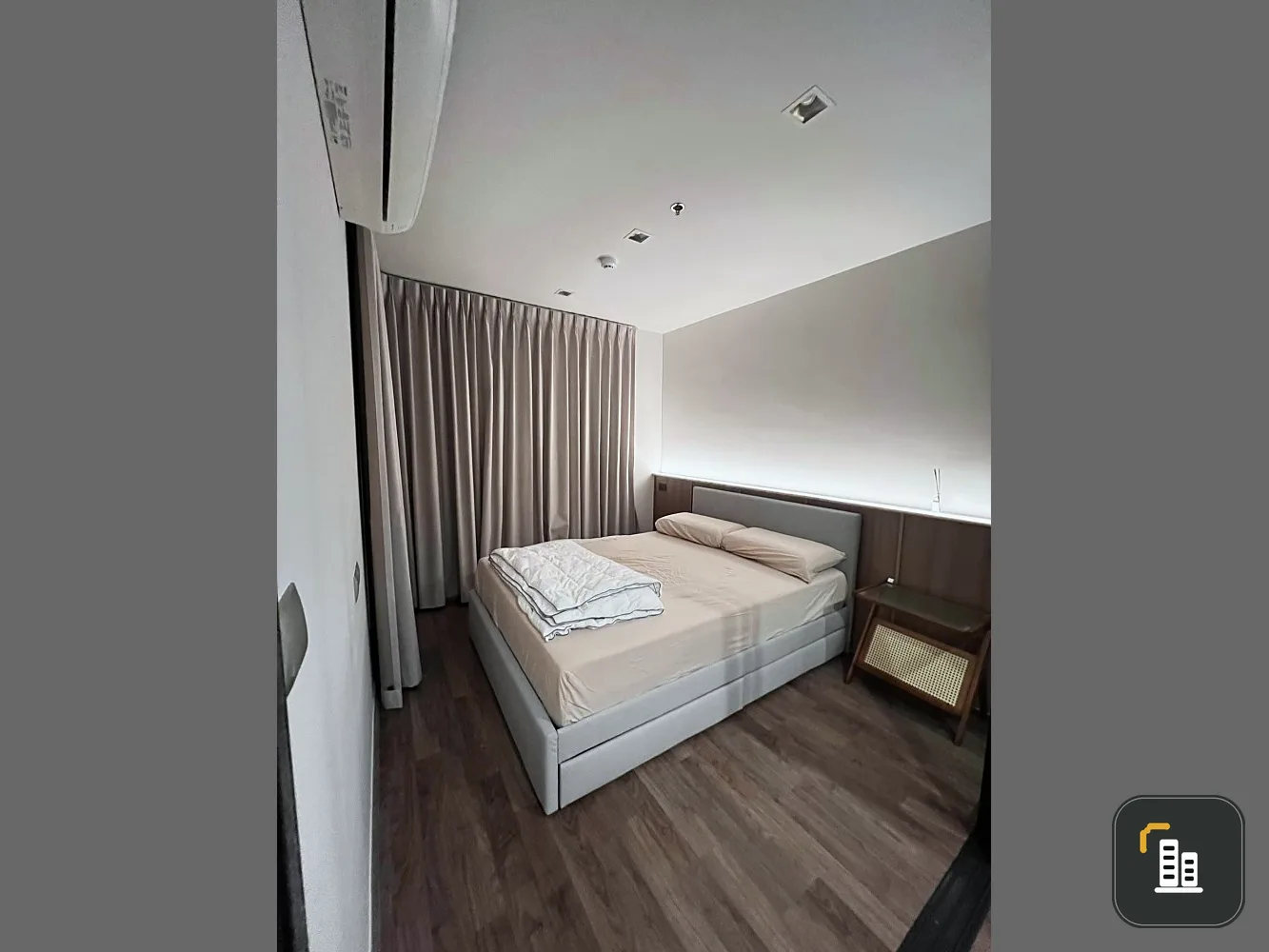 For rent or sale: Life Ladprao Valley, fully built-in, has storage cabinets, can store a lot of things, has complete electrical appliances