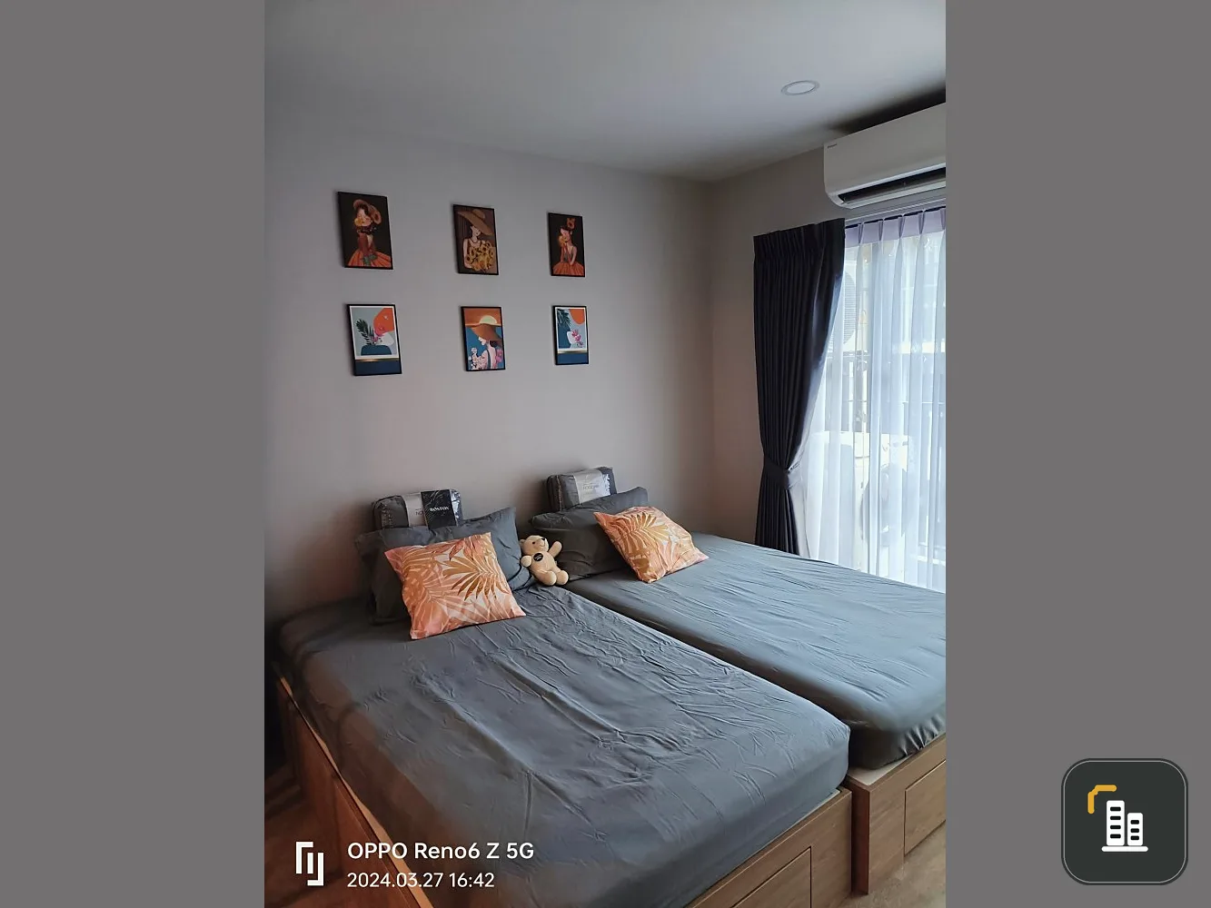 For rent Salaya One Residence, separate room, nice decoration, complete facilities, don't wait.