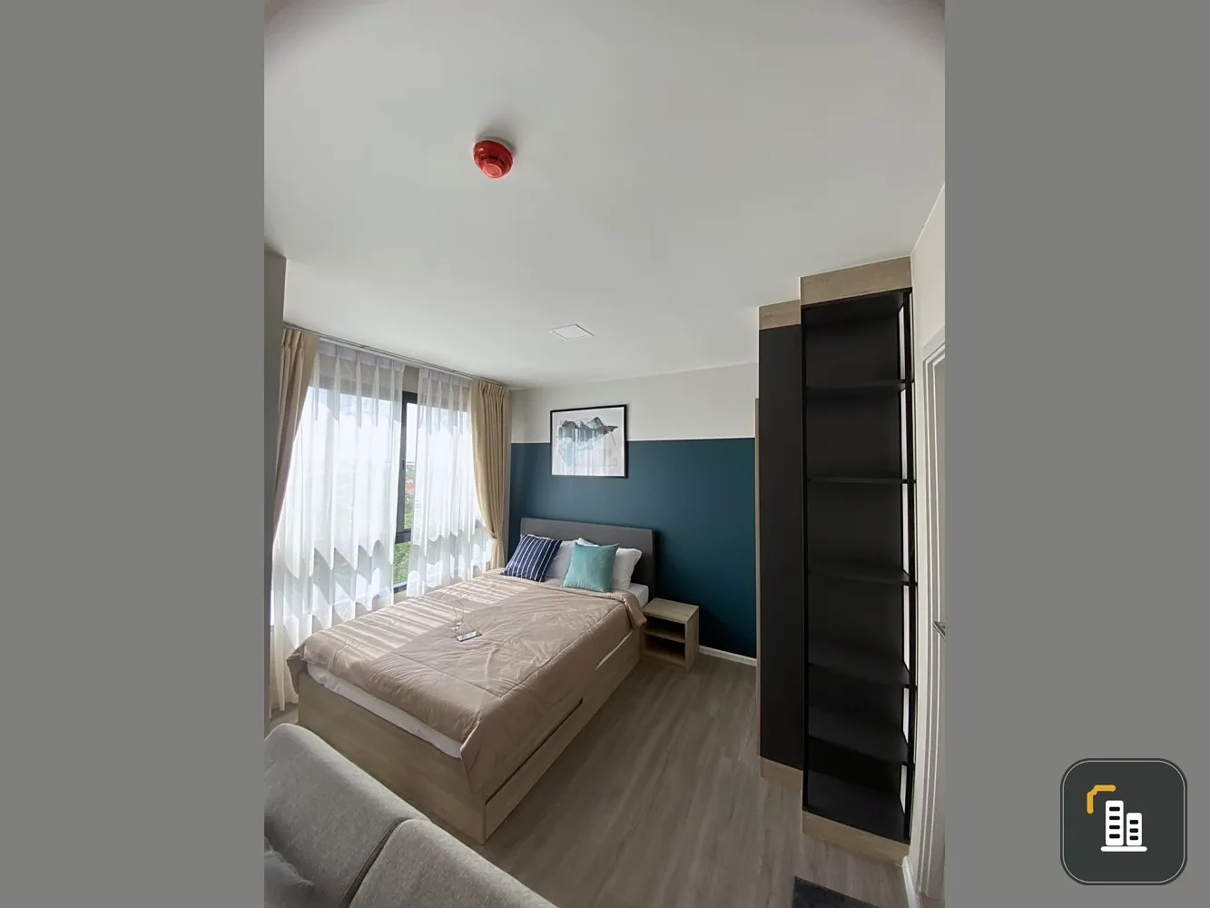Room for sale dcondo Hideaway Rangsit, studio room, beautiful room, fully decorated. If interested, talk to us.