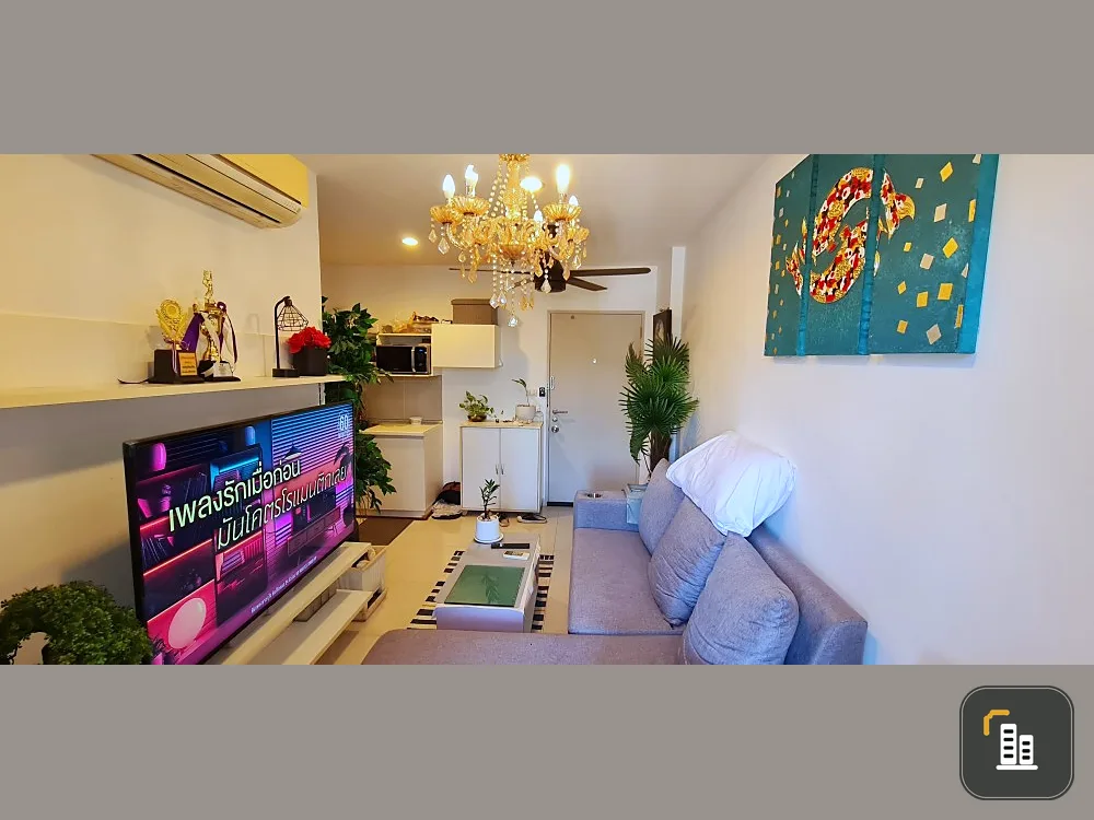 For rent: Natureza Art Pattaya North (Pattaya North), large mirror in the bedroom, looks spacious, not cramped, must book.