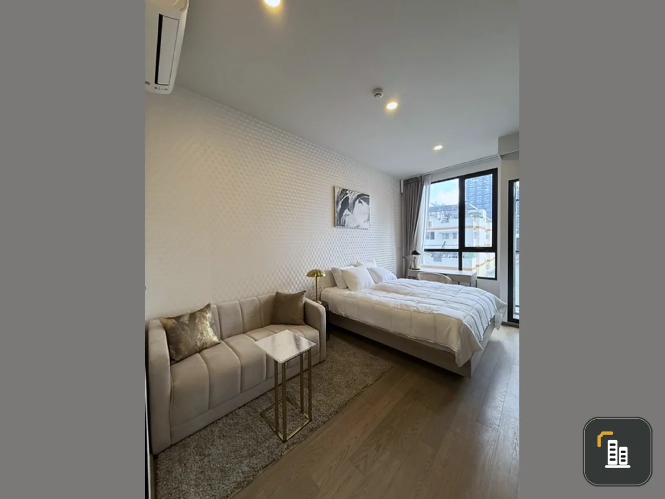For sale: Park Origin Phayathai, 6th floor, beautiful room, fully furnished, fully decorated, hurry and reserve to be the owner now!