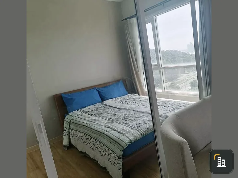 For rent: The Zea Sriracha, 14th floor, sea view, spacious room, comfortable, fully furnished, book now, don't miss out.