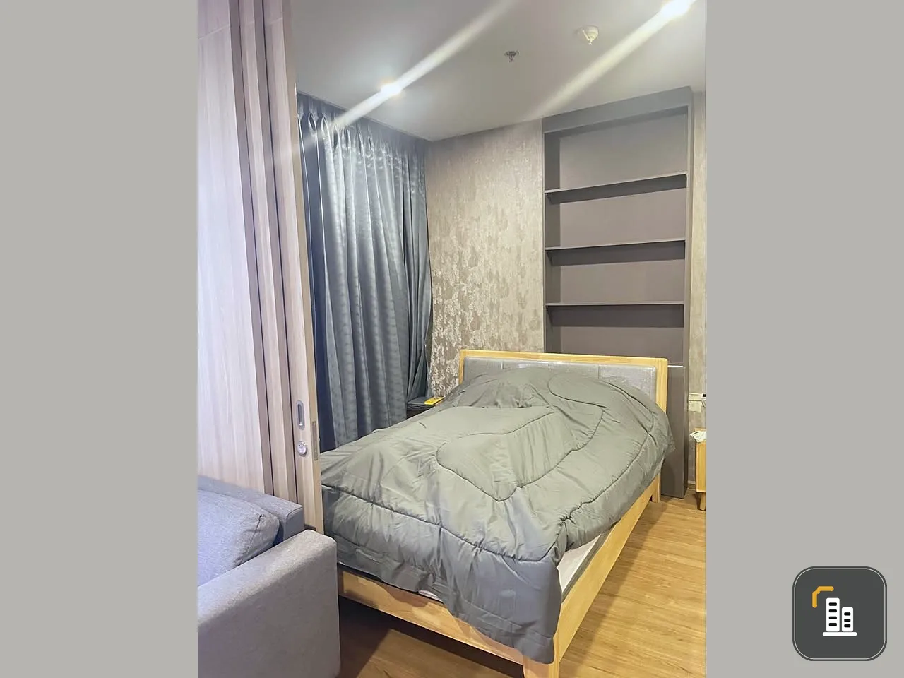 For rent: Cloud Thonglor-Phetchaburi, fully furnished + electrical appliances, beautiful wallpaper throughout the room, must book.