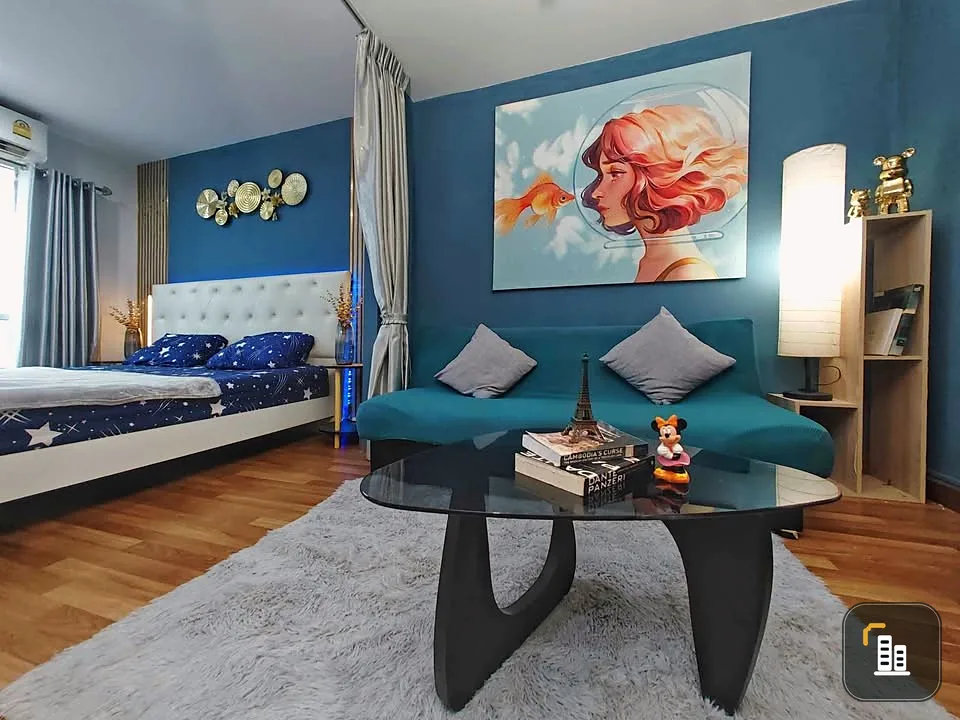For sale: Regent Home Sukhumvit 81, fully furnished, beautiful room, relaxing atmosphere, interested in owning, reserve now.