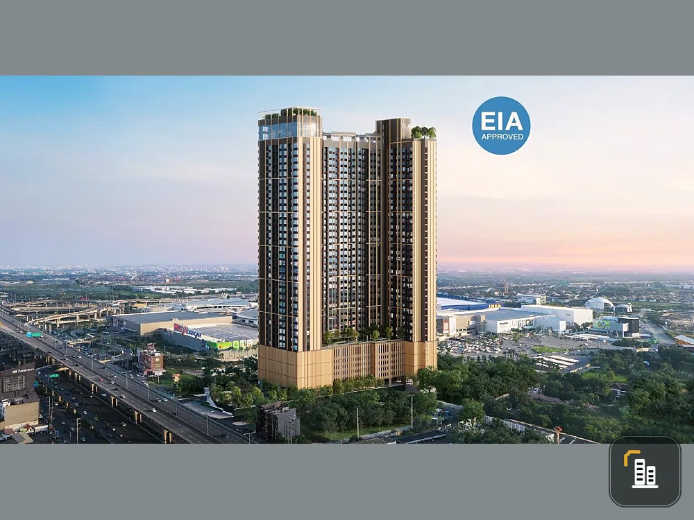 Selling down payment Noble New Mega Plus Bangna, high floor, large room, not hot, beautiful view, hurry to be the owner.