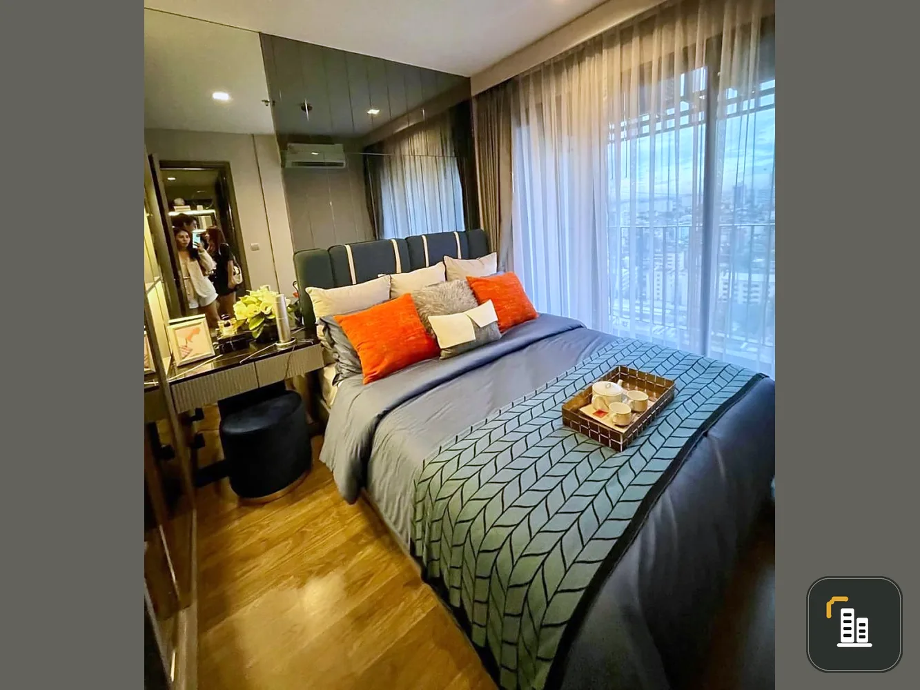 For sale, for rent, Life Ladprao Valley Condo, ready to move in, 41st floor, beautiful view, hurry and reserve now, don't wait.