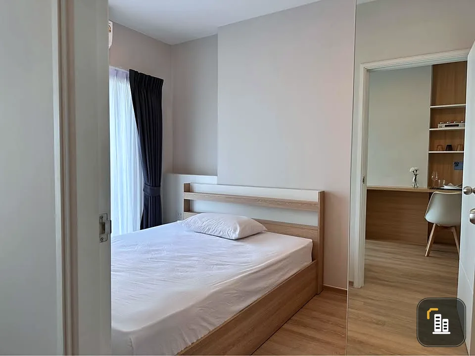 For rent: Lumpini Place Chaengwattana-Pak Kret Station, fully furnished, built-in room, 10th floor, don't miss it.