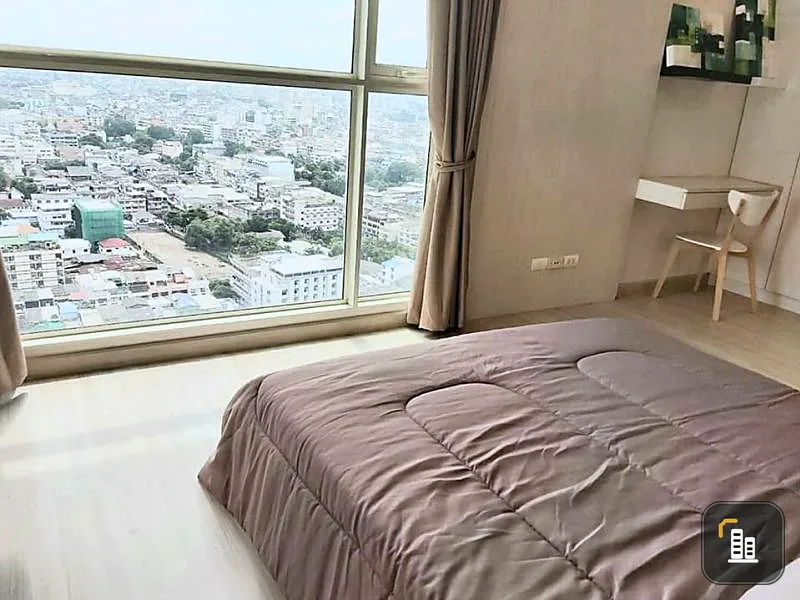For rent, The Lighthouse Sathorn-Charoen Nakhon, fully furnished, ready to move in, great view, good atmosphere, suitable for relaxation.
