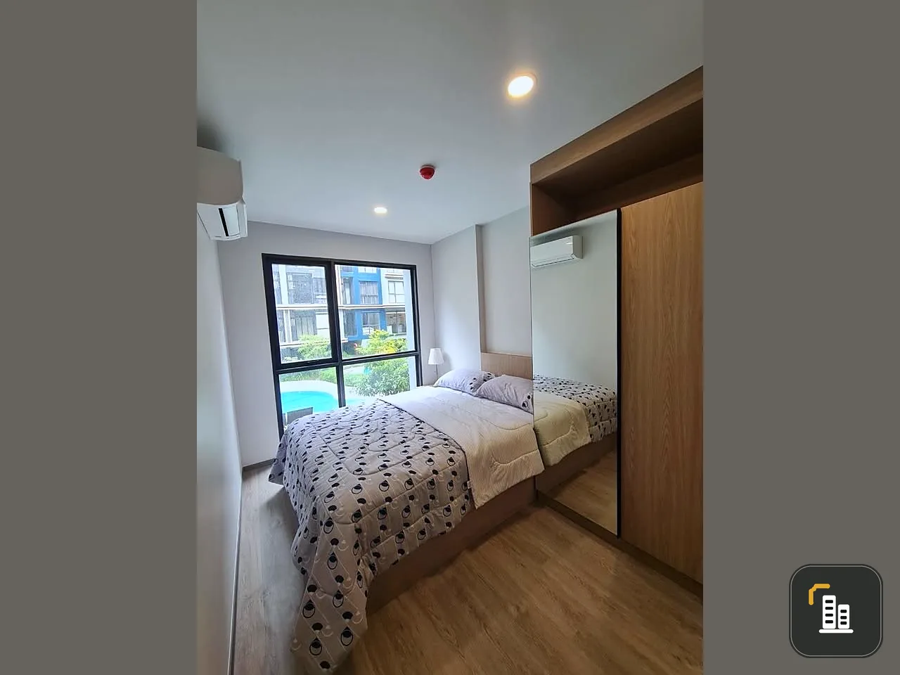 For rent Salaya One Residence, ready to move in, fully furnished, if you don't book, you'll really miss out.