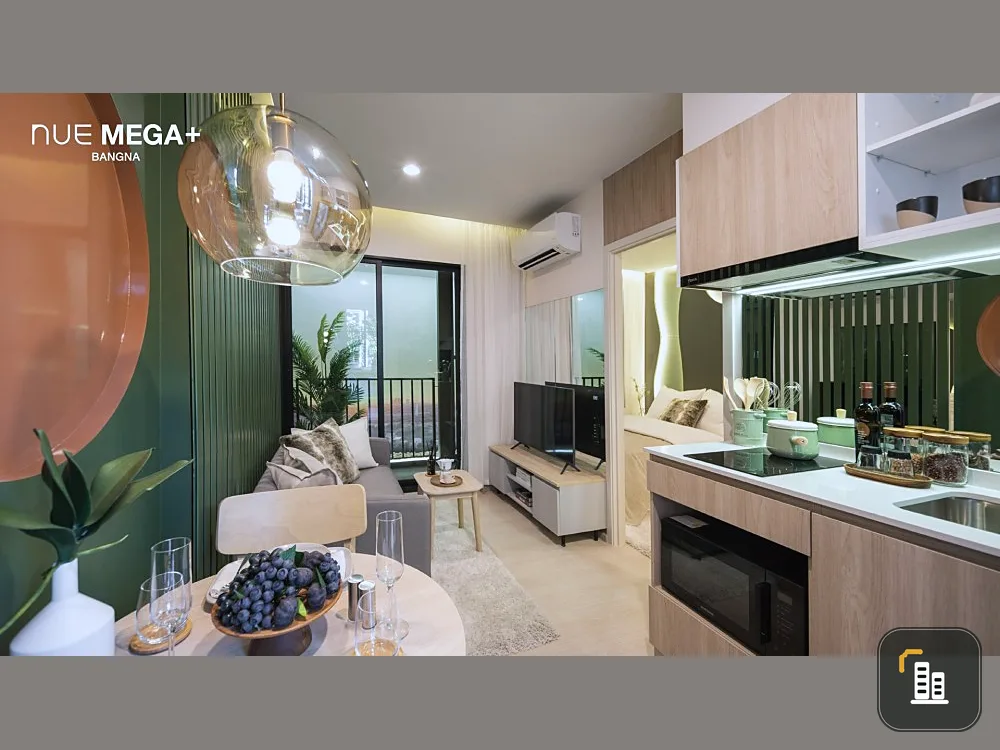 Selling down payment Noble New Mega Plus Bangna, 14th floor, auspicious room number, good location, attractive project, interested, hurry and book now