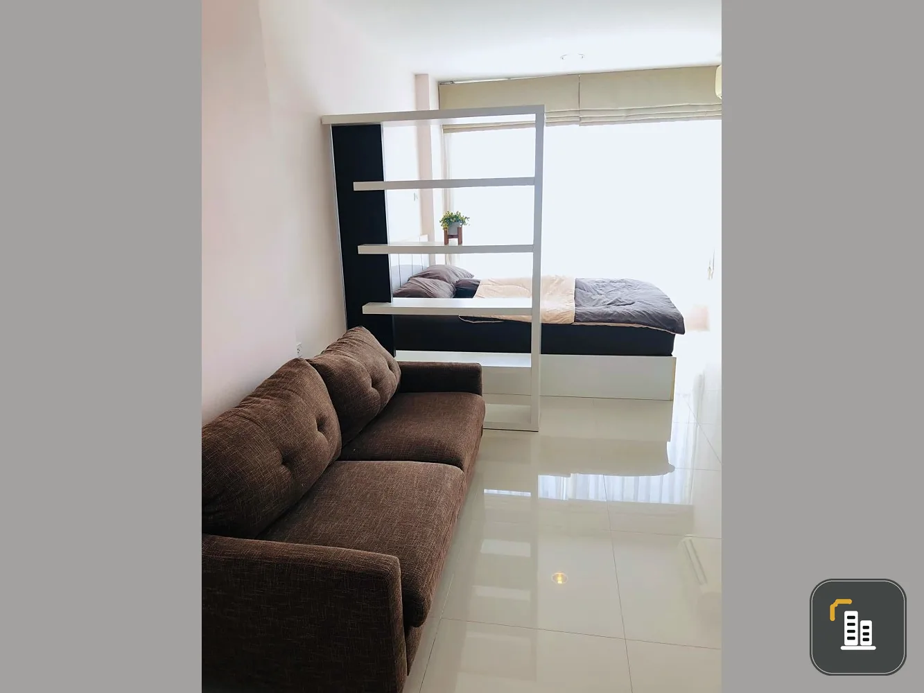 Urgent sale: The Hug Condo Bangsaen, 7th floor, bright room with built-in furniture, great view, hurry and reserve now!