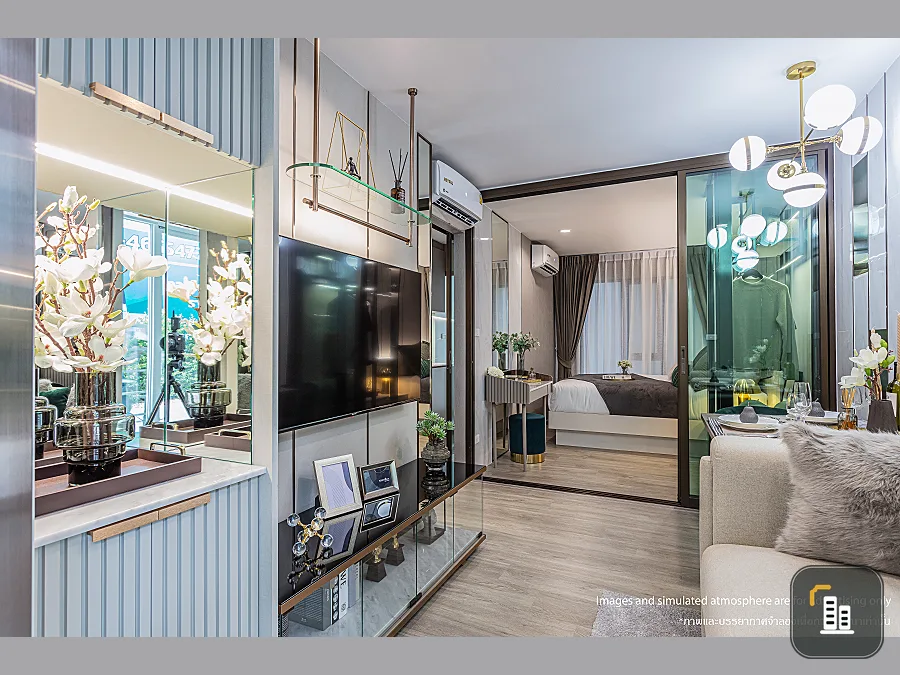 Down payment sale, Regent Home Wutthakat, high floor, good location, nice project, convenient transportation, don't wait, book now.