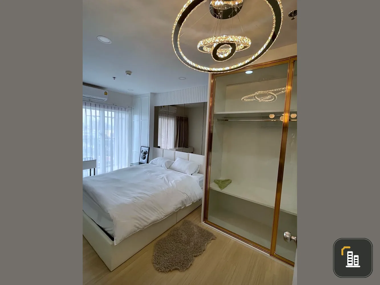For sale: Supalai Veranda Ramkhamhaeng, 16th floor, beautiful room, fully furnished, reserve now, urgently.