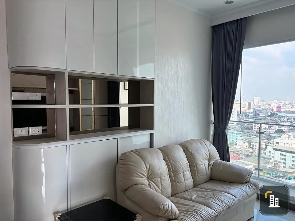 Condo for rent, Supalai Elite Surawong, city view, great atmosphere, very large room, full built-in furniture, very worth booking