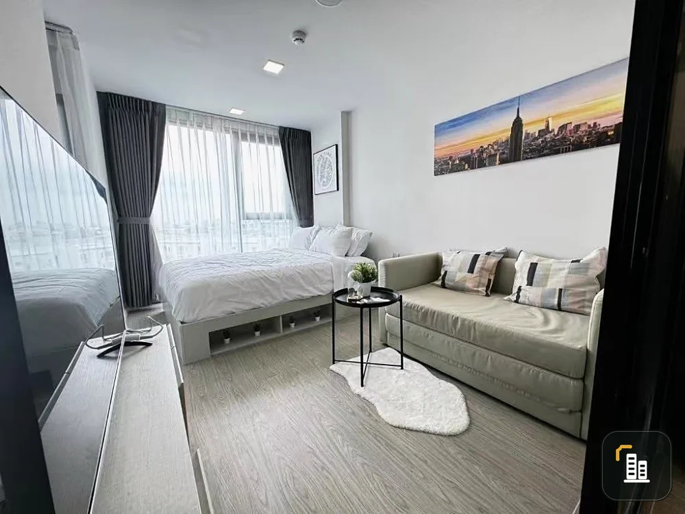 For rent: Atmoz Oasis Onnut, 6th floor, fully furnished room, move in with your bags immediately. Book now, don't miss out, hurry!