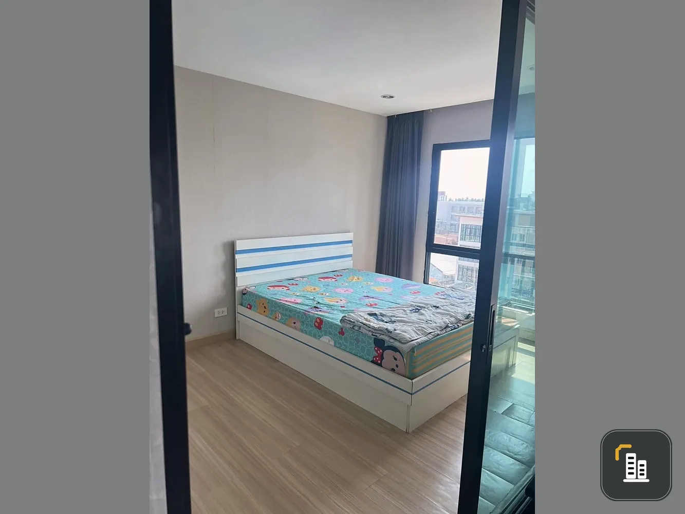 For sale: D2 Bangsaen, 6th floor, spacious room, well-proportioned, fully furnished, hurry and reserve now.