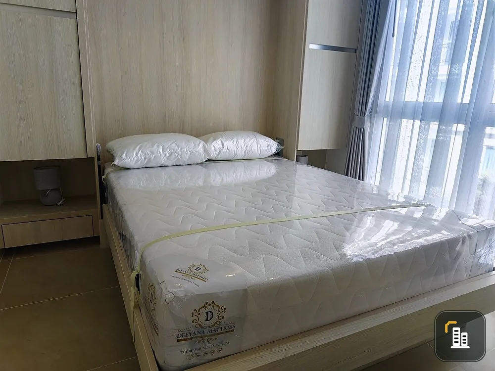 For sale City Garden Olympus 4th floor, pool view, fully furnished, reserve now, don't wait.