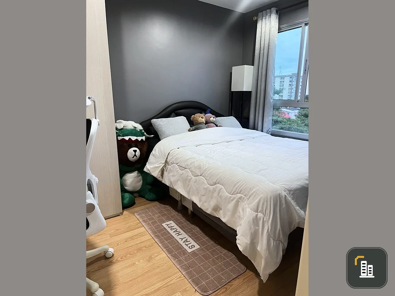 For rent: Lumpini Ville Sukhumvit 109-Bearing, ready to move in, just bring your bag and move in. Hurry and book now!