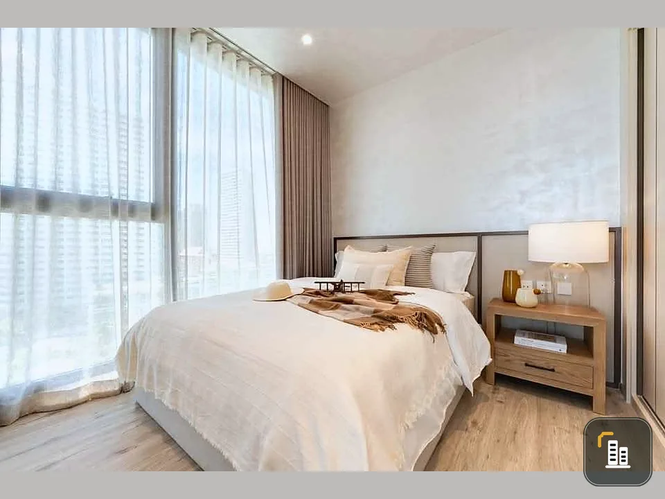 For sale, Arom Wongamat (North Pattaya), 2 bedrooms, 24th floor, fully furnished, nice to live in, book now, don't miss out.