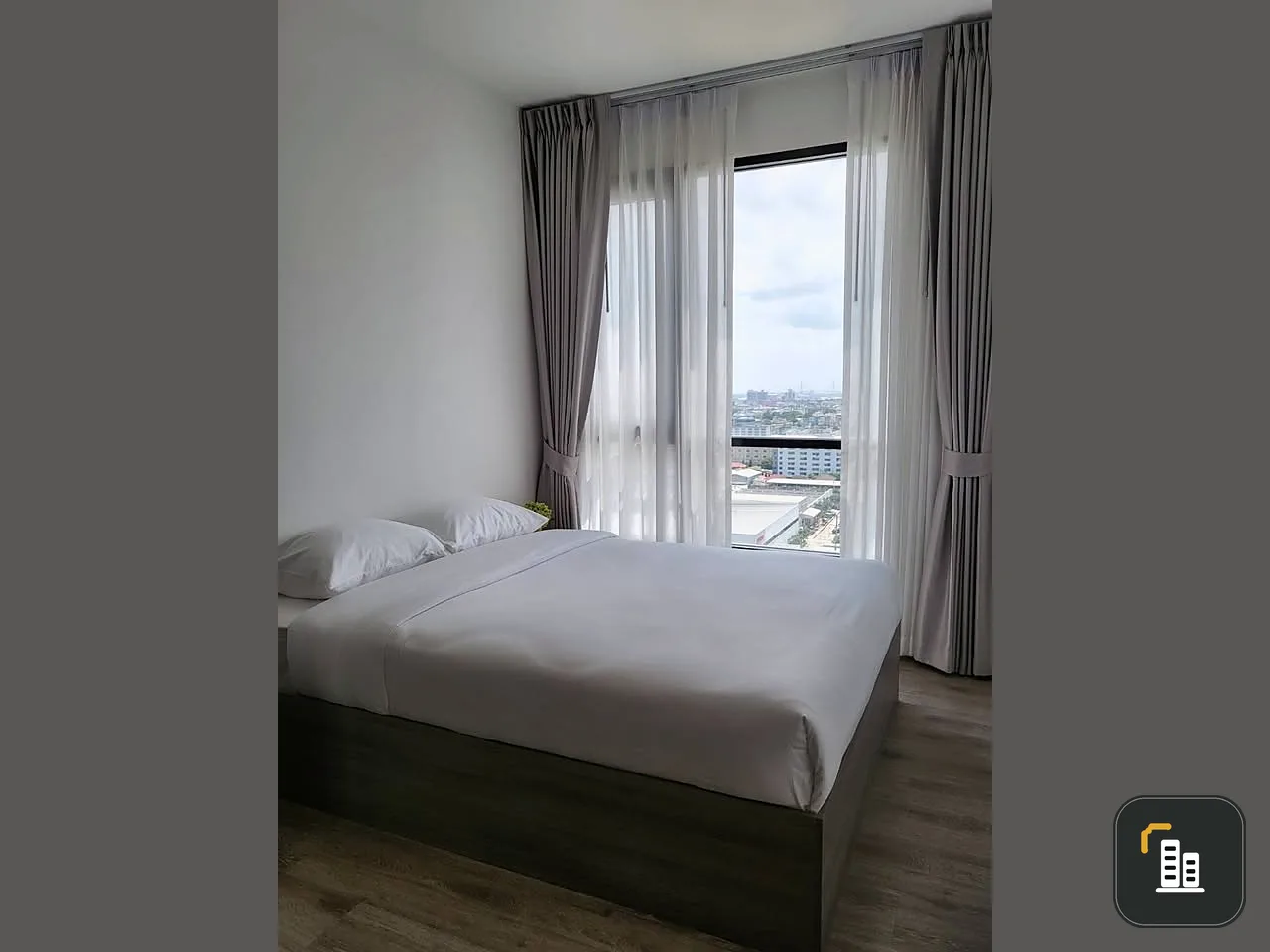 For rent Knightsbridge Sukhumvit - Theparak, ready to move in, 16th floor, high view, complete here, hurry and book now.
