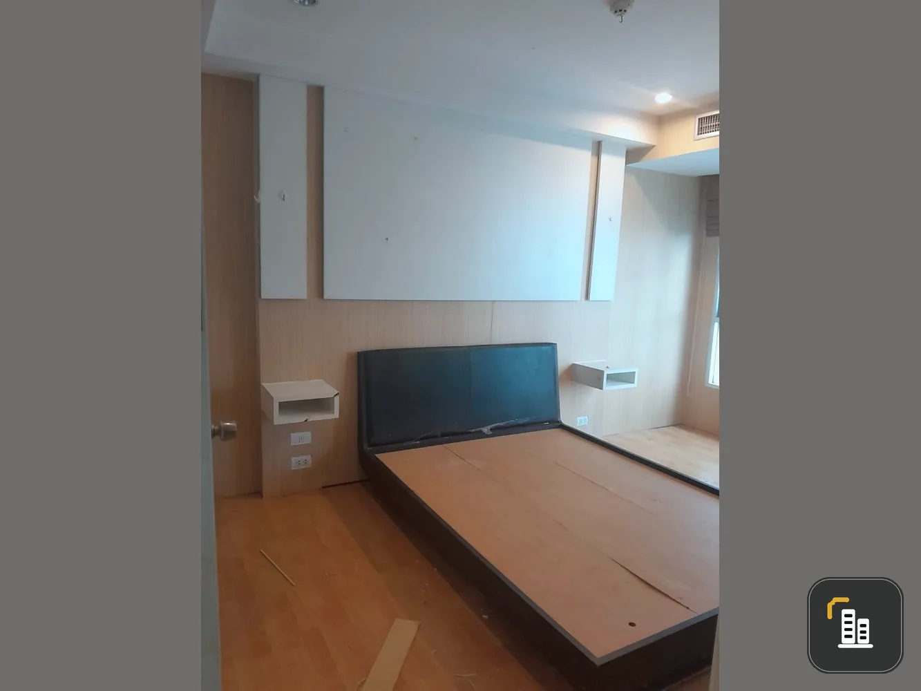 For rent!! Condo The Inspire Place ABAC Rama 9, room number 1608, 16th floor, beautiful room, ready to move in, don't miss it!!