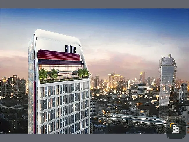 Selling down payment, Culture Chula, 26th floor, large room, very good location, nice project, beautiful common area, don't miss it.