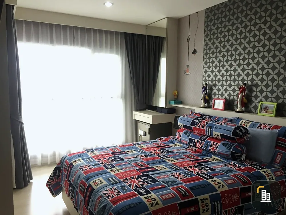 For sale: Aspire Sukhumvit 48, 4th floor, Building S, beautiful room, beautiful wallpaper, fully furnished, good price, decorated and ready to move in