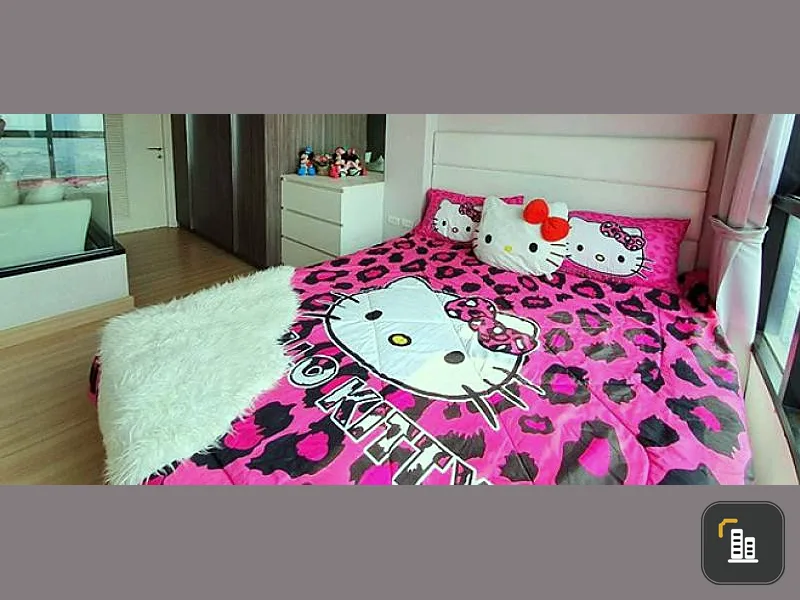 For rent, Urbano Absolute Sathorn-Taksin, cute decorated room, sweet tones, beautiful views, fully furnished, ready to move in