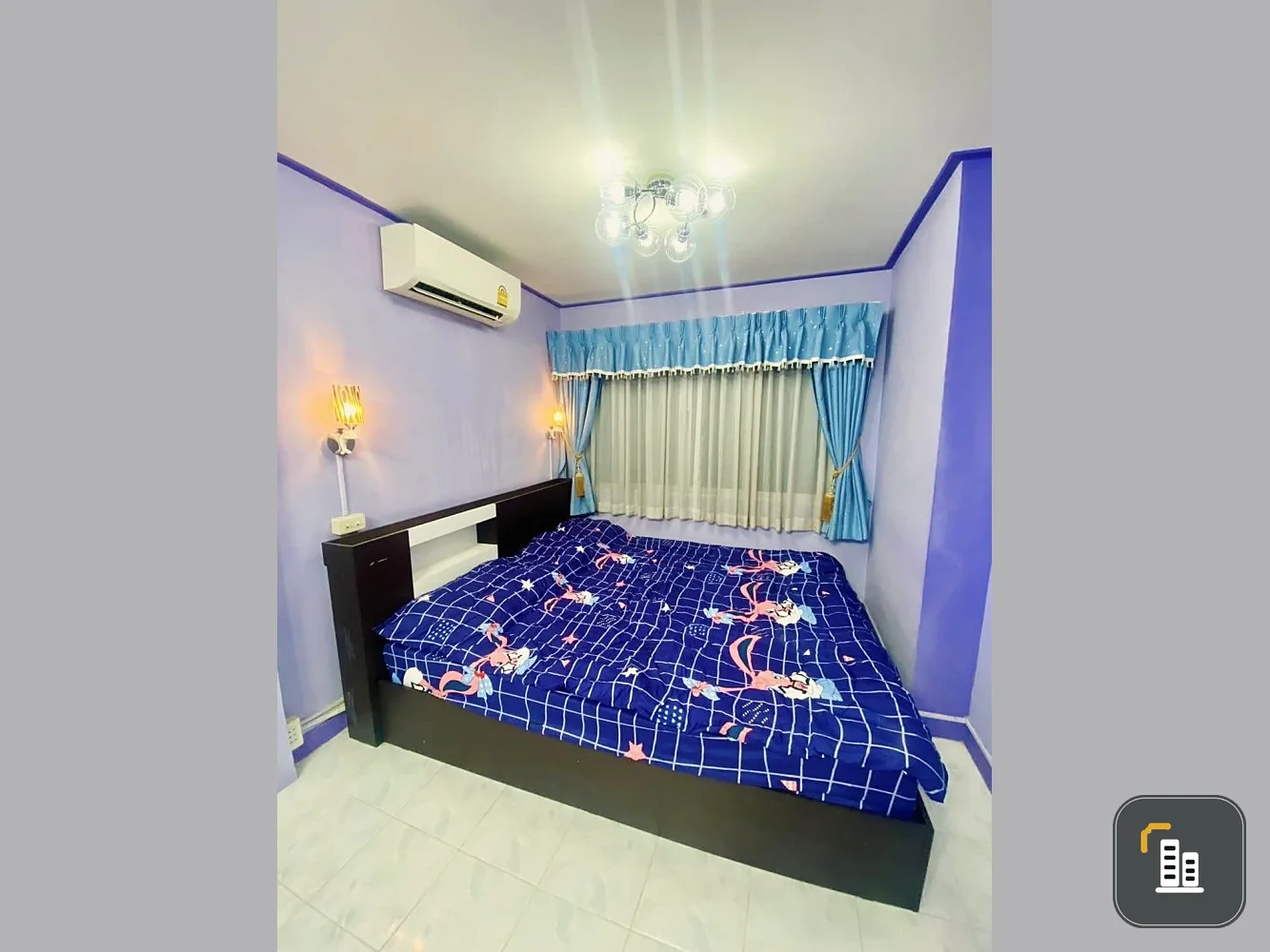 For rent: Commonwealth Pinklao, 14th floor, spacious room, bright colors, fully furnished. You'll regret it if you miss it.