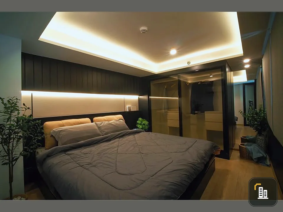 For sale, for rent, Ideo Rama 9 - Asoke, fully furnished, luxurious, very high floor, amazing view, don't miss it.