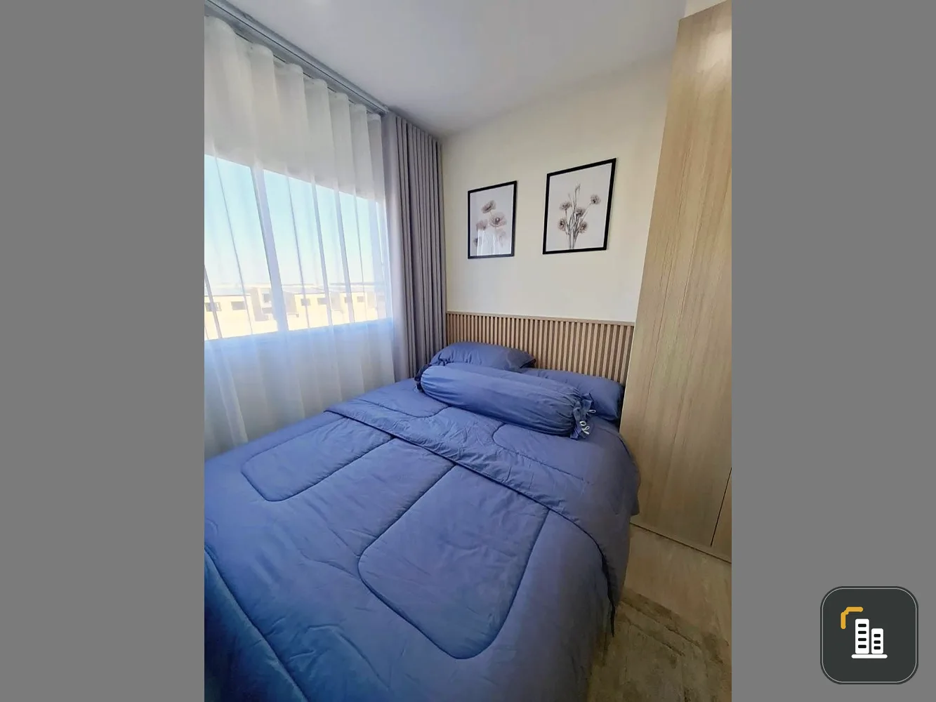 For sale or rent: Sena Kit Bangna - Km.29, beautiful room, wallpapered throughout the room, with amenities. Come and reserve now!