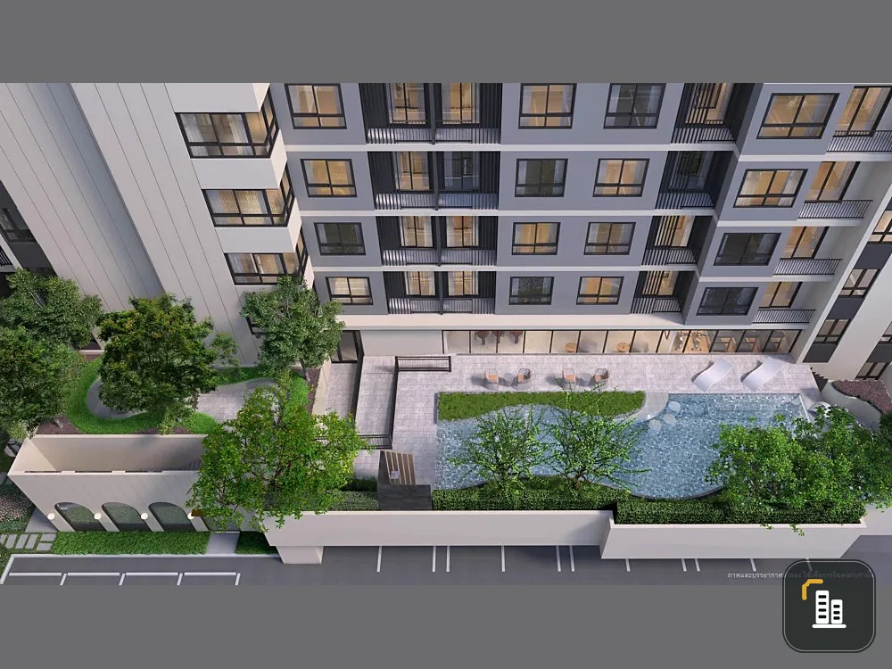 Down payment sale!! Flexi Suk Sawat, 4th floor, Building B, brand new condo, good price, hurry up and be the owner, don't miss it!!