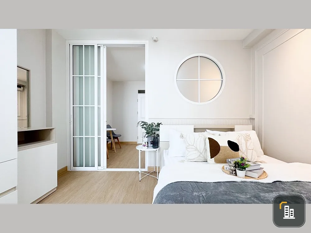 For sale: City Home Ratchada-Pinklao (Charansanitwong 95/1), beautifully decorated room in a minimalist style, bright tones, reserve now.