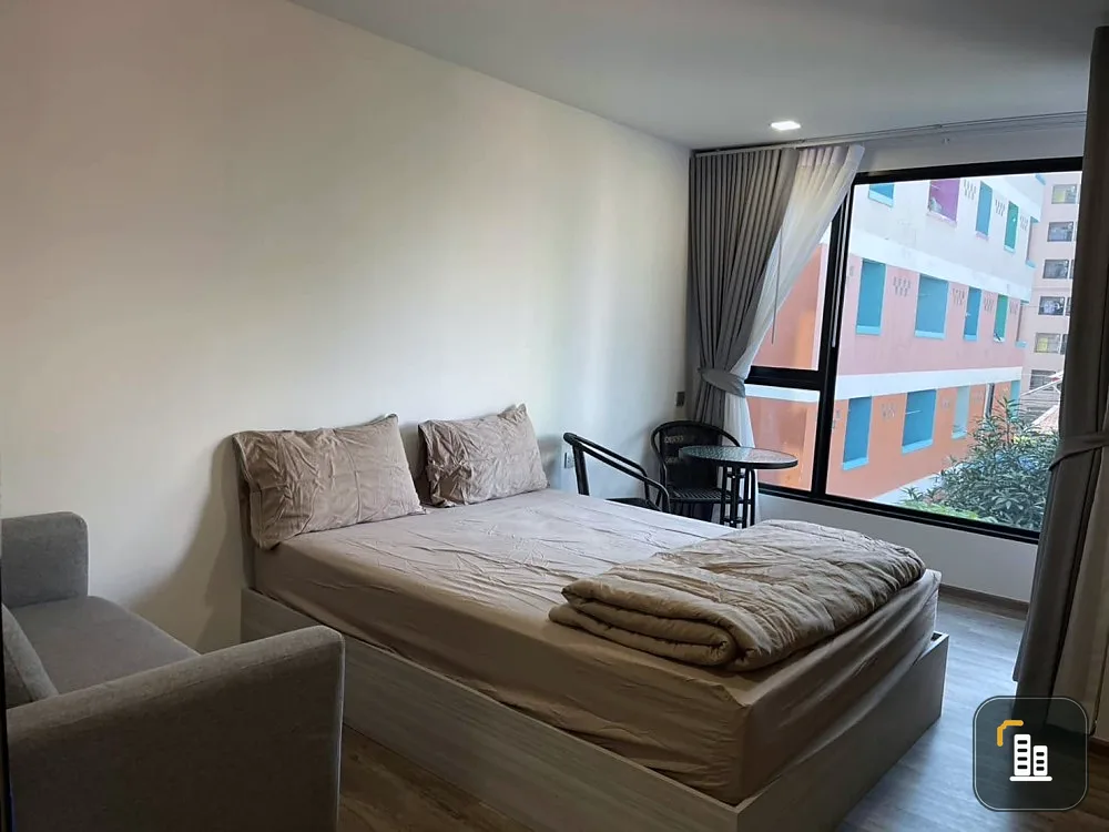 For rent: Cave Embrio Rangsit, 3rd floor, fully furnished and equipped with electrical appliances. Reserve now, don't wait.