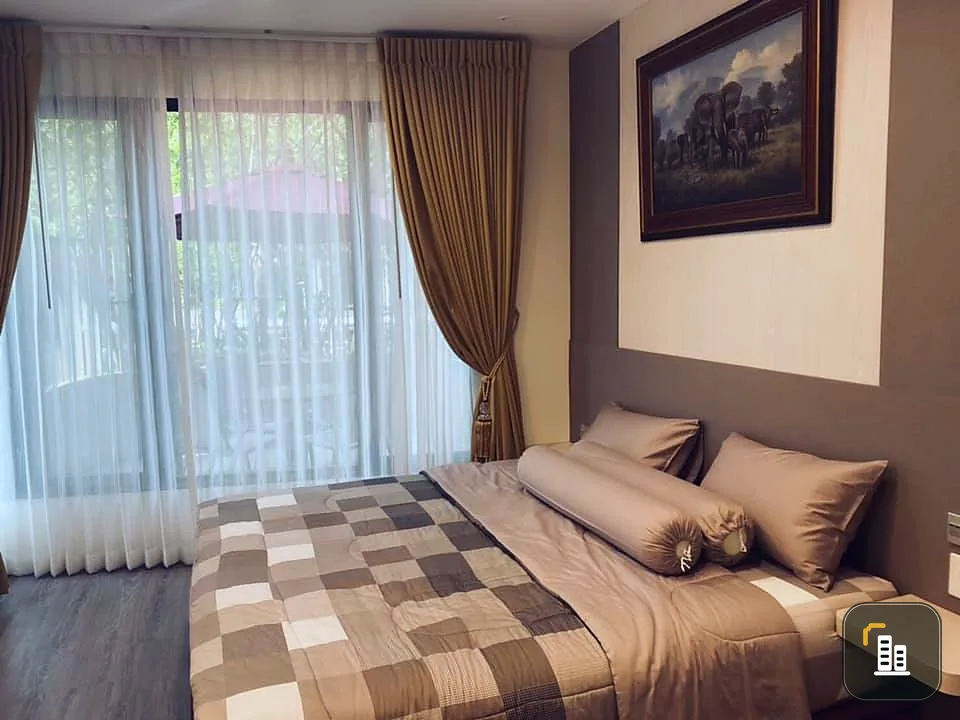 For rent Jin Wellbeing County 1st floor, beautiful view, good air, fully furnished room, ready to move in, book now, don't wait.