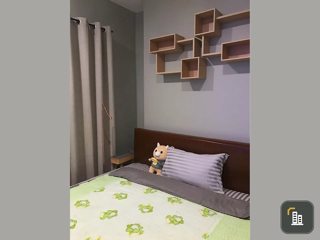 For rent, The Sea Sriracha, 14th floor, spacious room, beautifully decorated, sea view, very beautiful, if you don't book, you'll miss out.