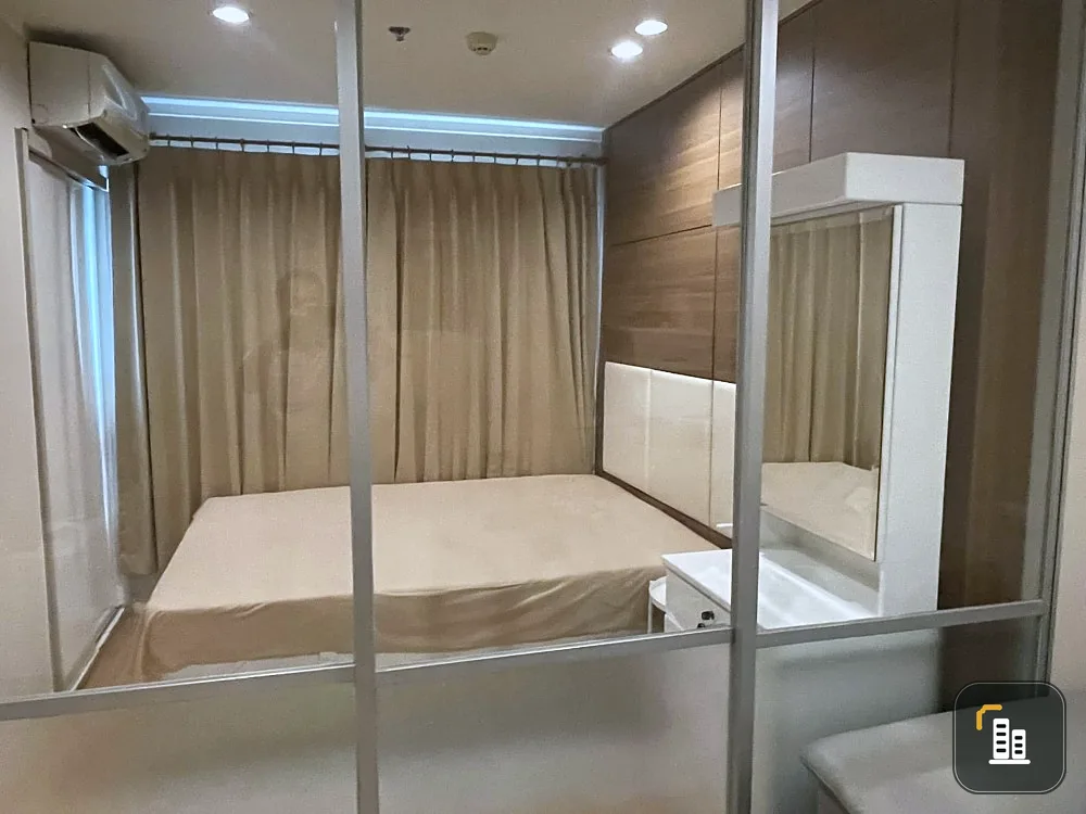 For sale: Lumpini Mega City Bangna, 18th floor, fully furnished room, just bring your bag and move in. Reserve now, urgently.