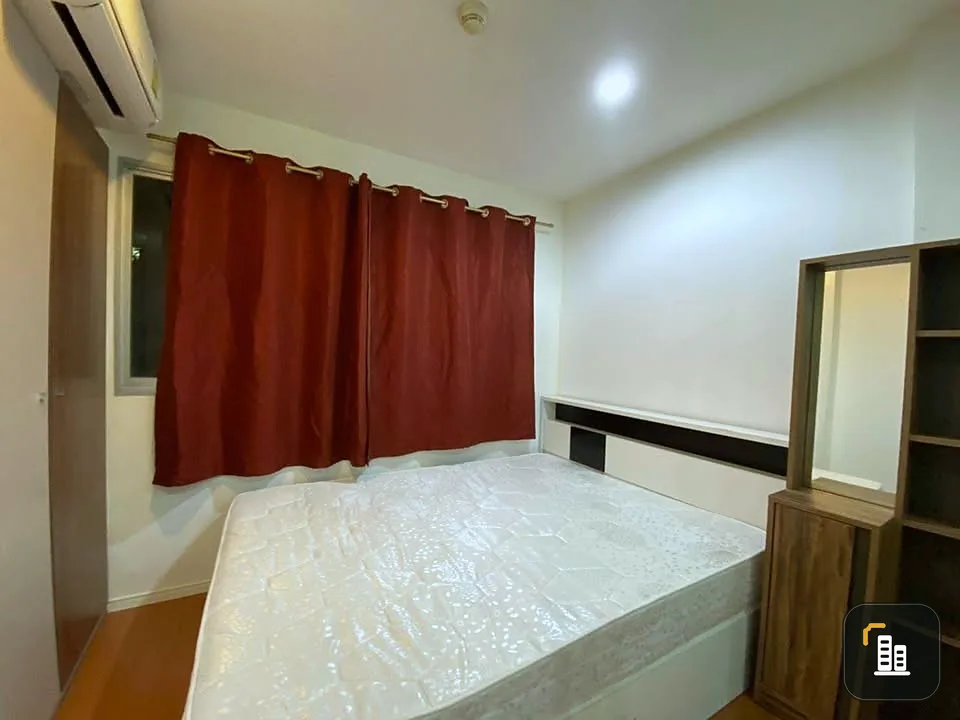 For sale: Lumpini Condo Town Nida-Seri Thai 2, Building B, 2nd floor, fully decorated, nice atmosphere, this price is a must-have.