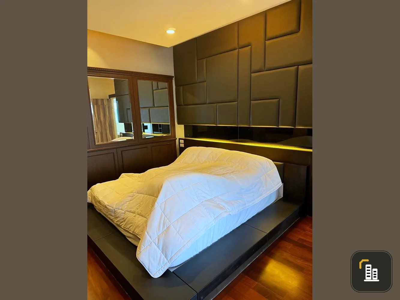 For rent: Supalai Park Kaset, 26th floor, nice view, balcony with swimming pool view, beautifully decorated, move in now.