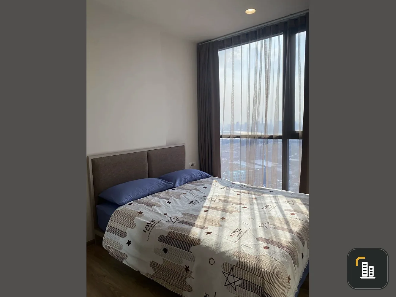 For rent: Oka House Sukhumvit 36, 44th floor, city view + river from a high angle, complete electrical appliances, hurry up and grab it!