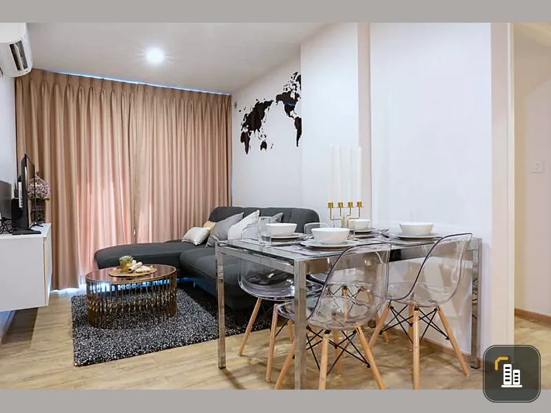 Condo for rent, Notting Hill Kaset, 8th floor, pool view, fully furnished, ready to move in. Hurry up.