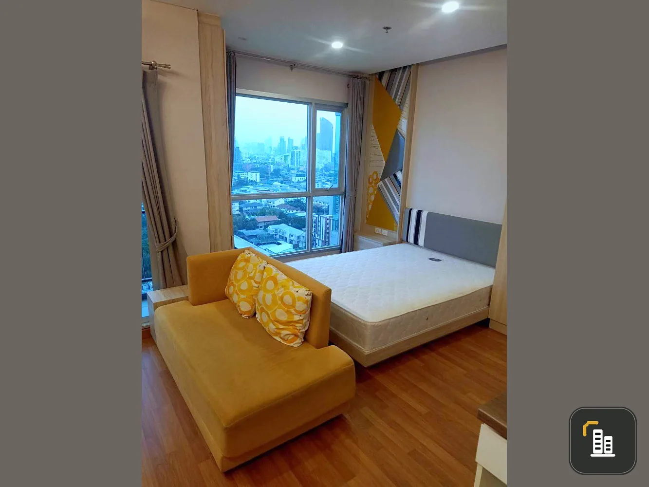 For sale Lumpini Park Vibhavadi - Chatuchak Studio room, 20th floor, high view, great price, hurry and reserve.