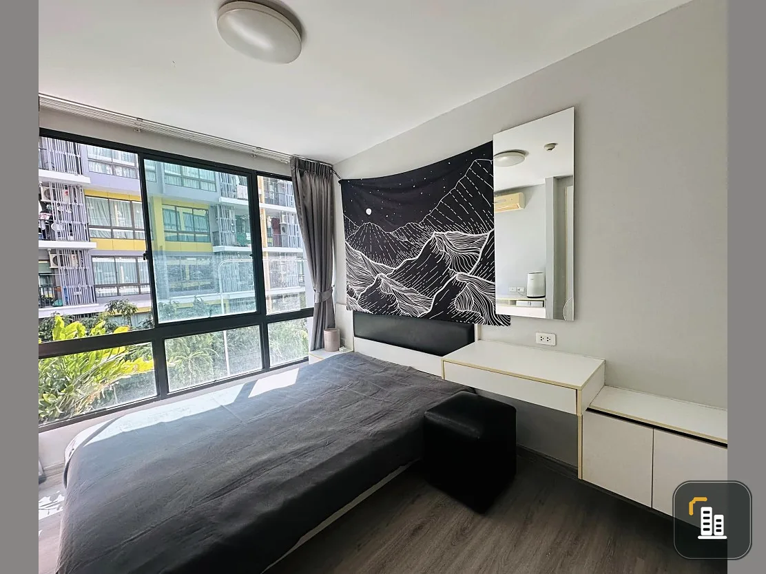 For sale rent: i Condo Sukhumvit 103, 3rd floor, comes with complete furniture and appliances. Reserve now, don't miss out.