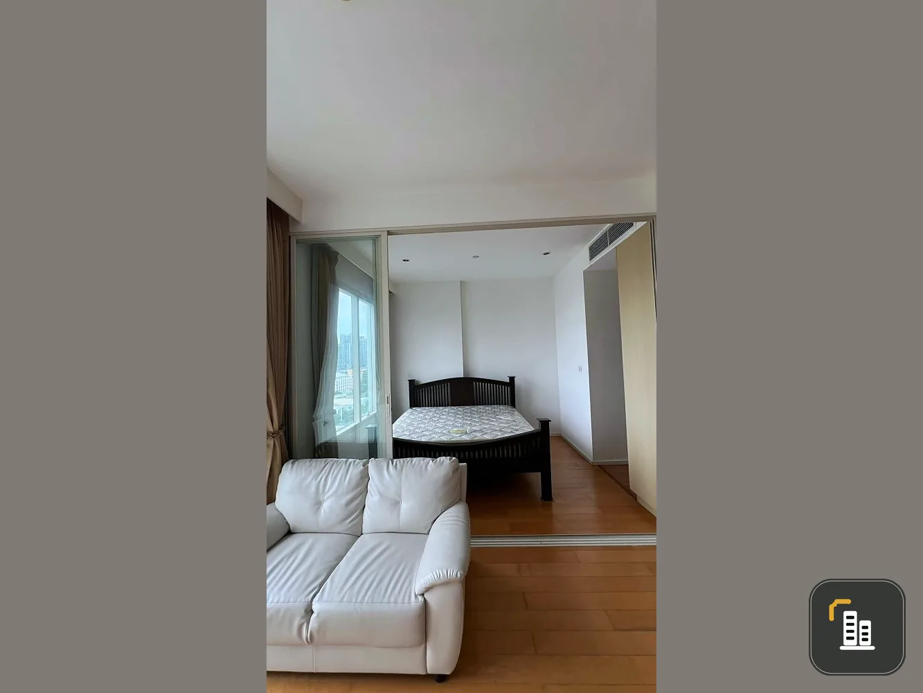 For sale, for rent, Wind Ratchayothin, very quiet room, completely dark, full view, no buildings blocking the view. If you don't book, you'll really m